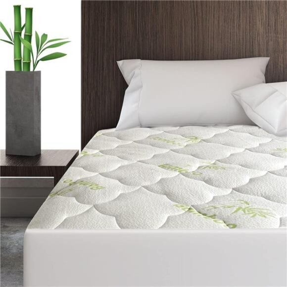 Air Mattress Cover Queen Size Thick Mattress Cooling Pad, Viscose - Picture 2 of 7